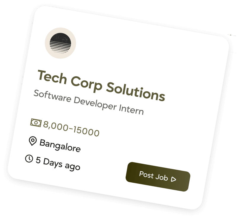 Job posting card preview